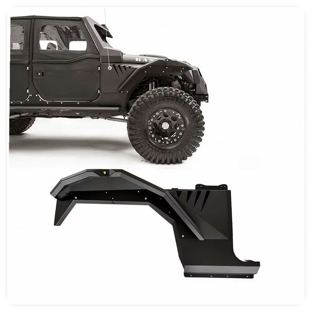 Spedking Fender Flares/Wing Kit for Jeep Wrangler JK JL - High Quality Armor Body image 4