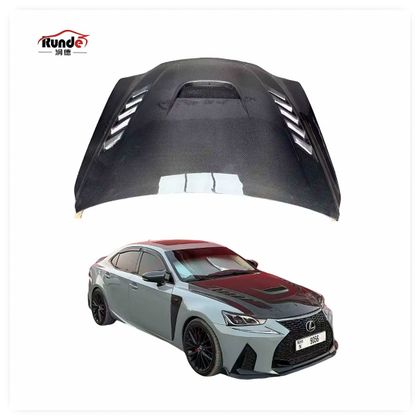 High Quality Carbon Fiber Body Kit Hood Facelift Upgrade for Lexus IS 250 2013-2019