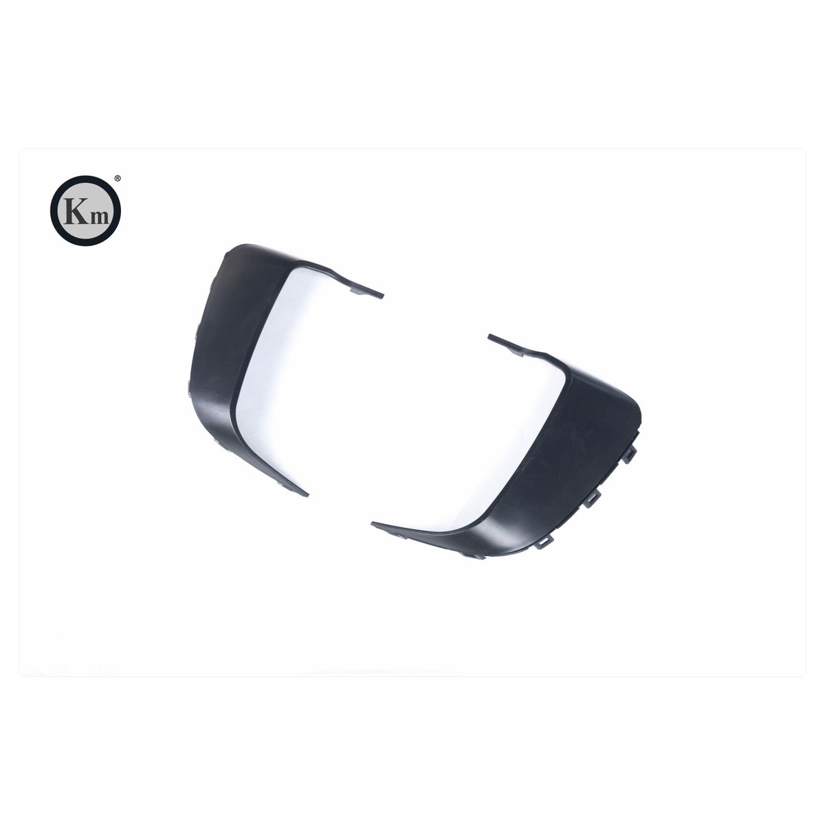 Front Bumper Fog Light Frame Grille for 2015-2017 Porsche Cayenne 958 Turbo Facelift (Left & Right) 95850594550 / 95850594650