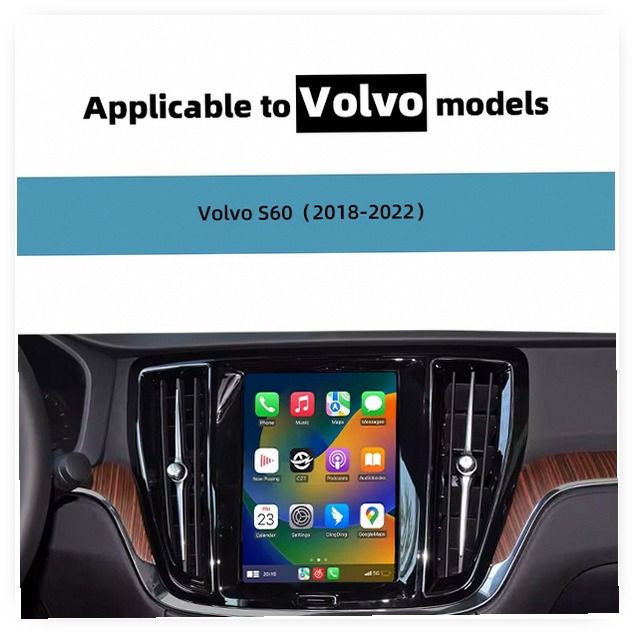 Wireless CarPlay & Android Auto Adapter Box for Volvo S60 (2019-2022) with Google Maps & Bluetooth image 3