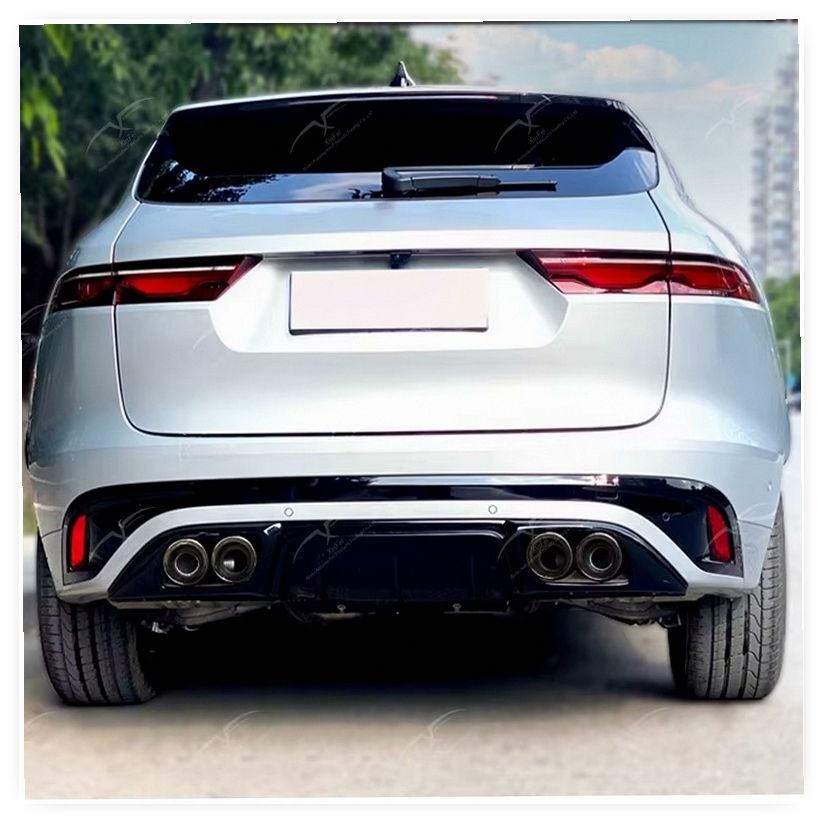 Carbon Fiber Rear Diffuser Ultralight Body Kit Bumper Lip Extension for Jaguar F-PACE image 5