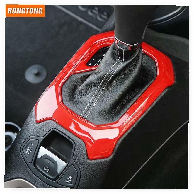 Gear Shift Panel Cover Sticker for Jeep Renegade 2016-2018 Handbrake Switch Accessories image 3