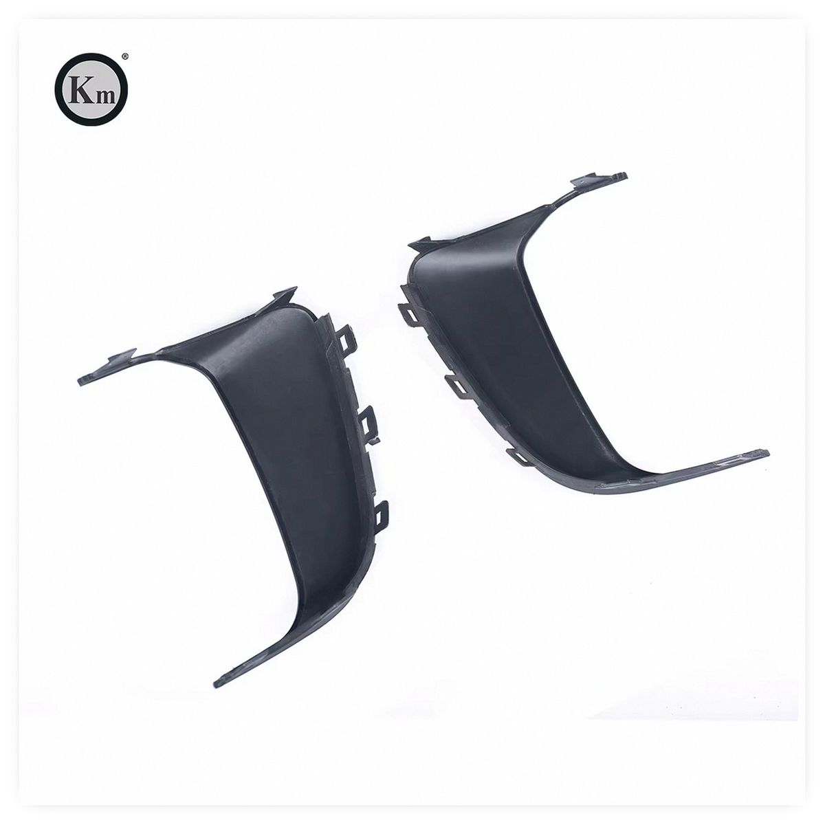 Front Bumper Fog Light Frame Grille for 2015-2017 Porsche Cayenne 958 Turbo Facelift (Left & Right) 95850594550 / 95850594650 image 4