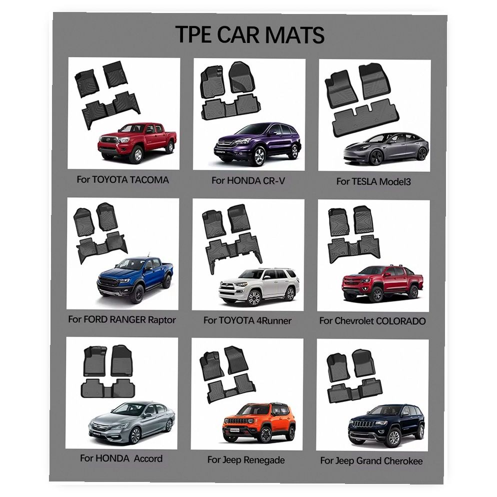 TPE Car Floor Mats for Volvo XC60 2018+ (Front & Rear Set) image 4
