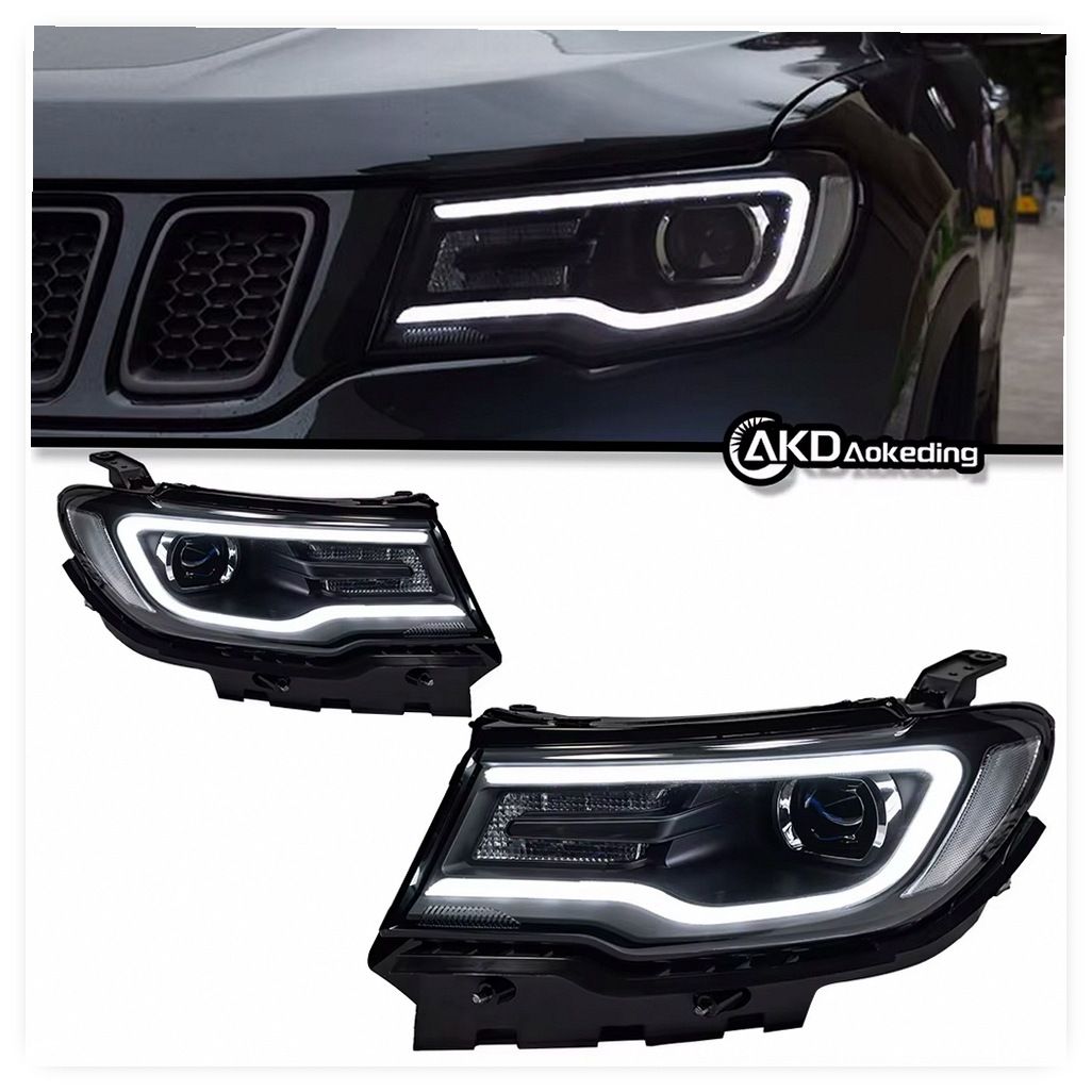 LED Headlight Assembly with Dynamic DRL Signal for Ford Compass 2017-2022 image 3