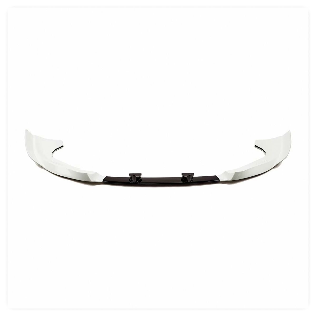 3-Piece Front Bumper Lip Splitter Kit for Jeep Grand Cherokee 2012-2016 SRT & SRT8, Carbon Fiber Style White image 5