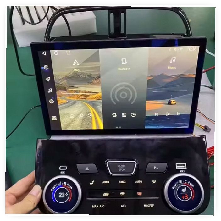 13.3 Inch Android 14 Car Stereo Receiver with Wireless CarPlay for Jaguar F-PACE 2016-2020 image 6