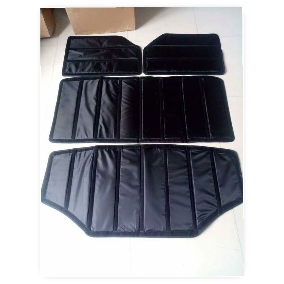 Black Cotton Roof Insulation for Jeep Wrangler JK 2012-2017 image 5
