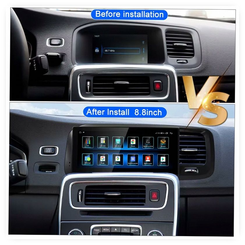 STWEI Android 14 Car Radio Multimedia Video Player for Volvo S60 V60 2011-2019 with GPS Navigation, DSP, Carplay, 4G Wi-Fi image 6