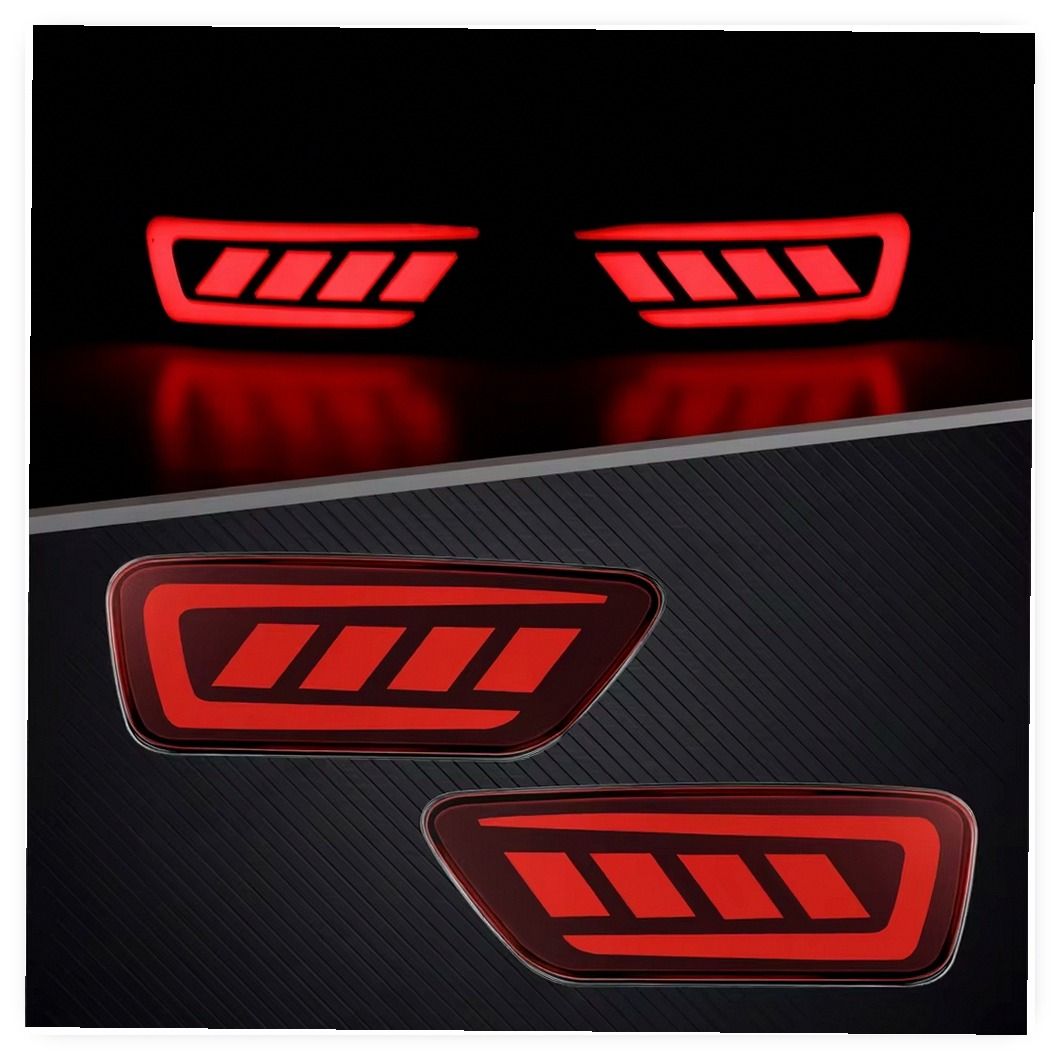 LED Rear Bumper Lamp Reflector for Jeep Compass 2011-2021 image 6