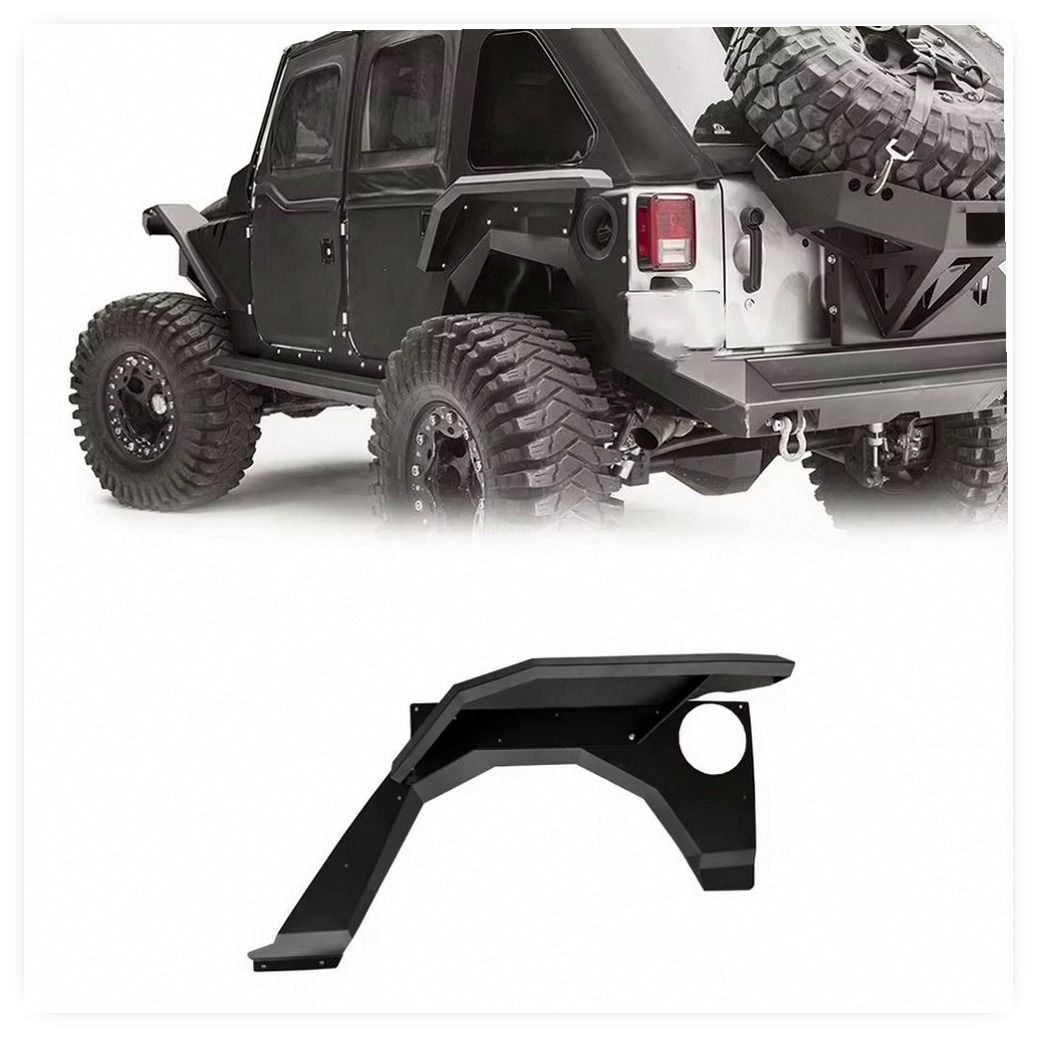 Spedking Fender Flares/Wing Kit for Jeep Wrangler JK JL - High Quality Armor Body image 5