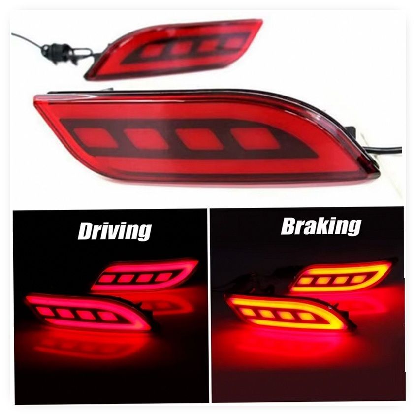 LED Rear Bumper Tail Light Reflector for Jeep Compass 2017-2022