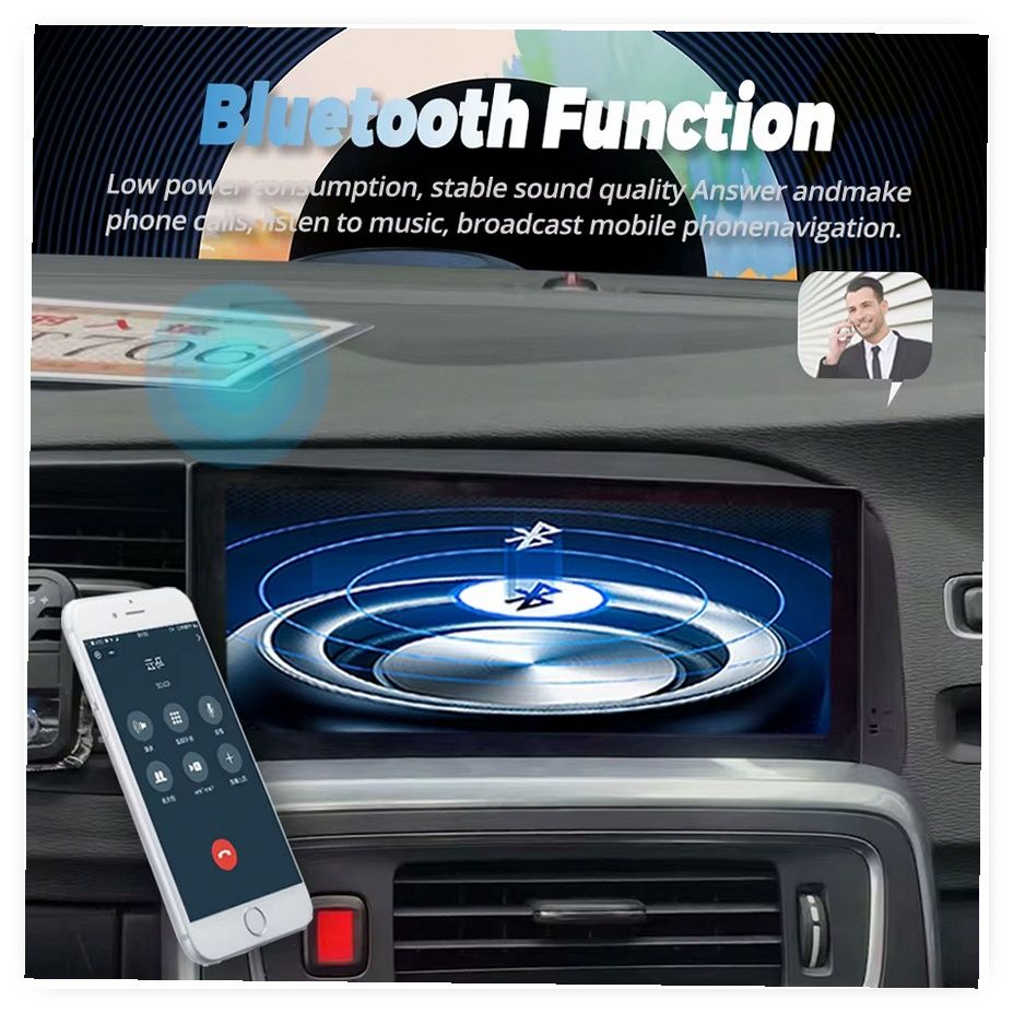 8.8-inch Android 13 Multimedia Car Radio with GPS, DSP, and CarPlay for Volvo S60 V60 (2011-2019) Head Unit