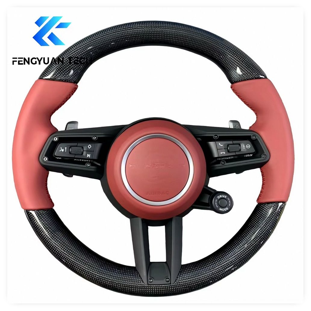 Carbon Fiber Steering Wheel for Porsche Cayenne Macan Panamera Boxster Coupe GT3 GT4 Pre-Facelift Models image 4