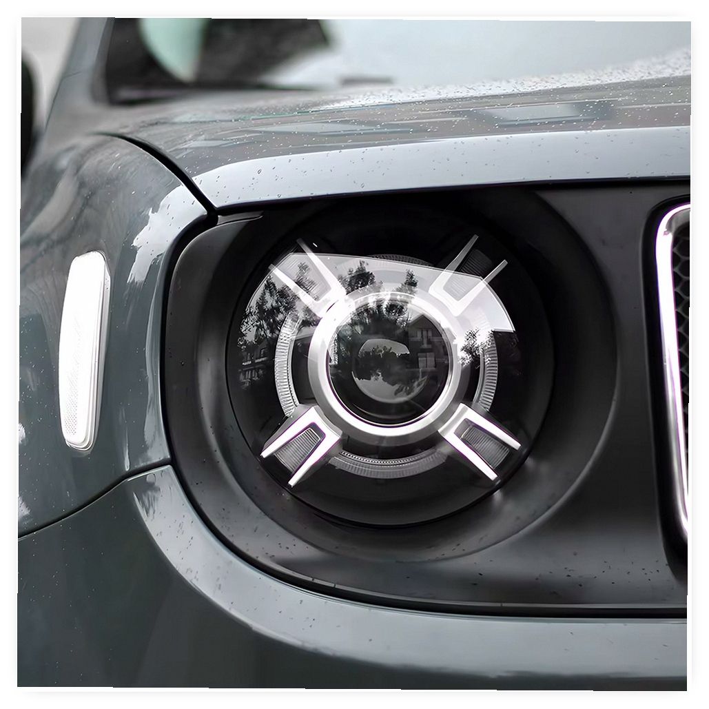 New LED Auto Headlight Projector Lens for Jeep Renegade 2016-2021, High Quality Upgrade Assembly image 3