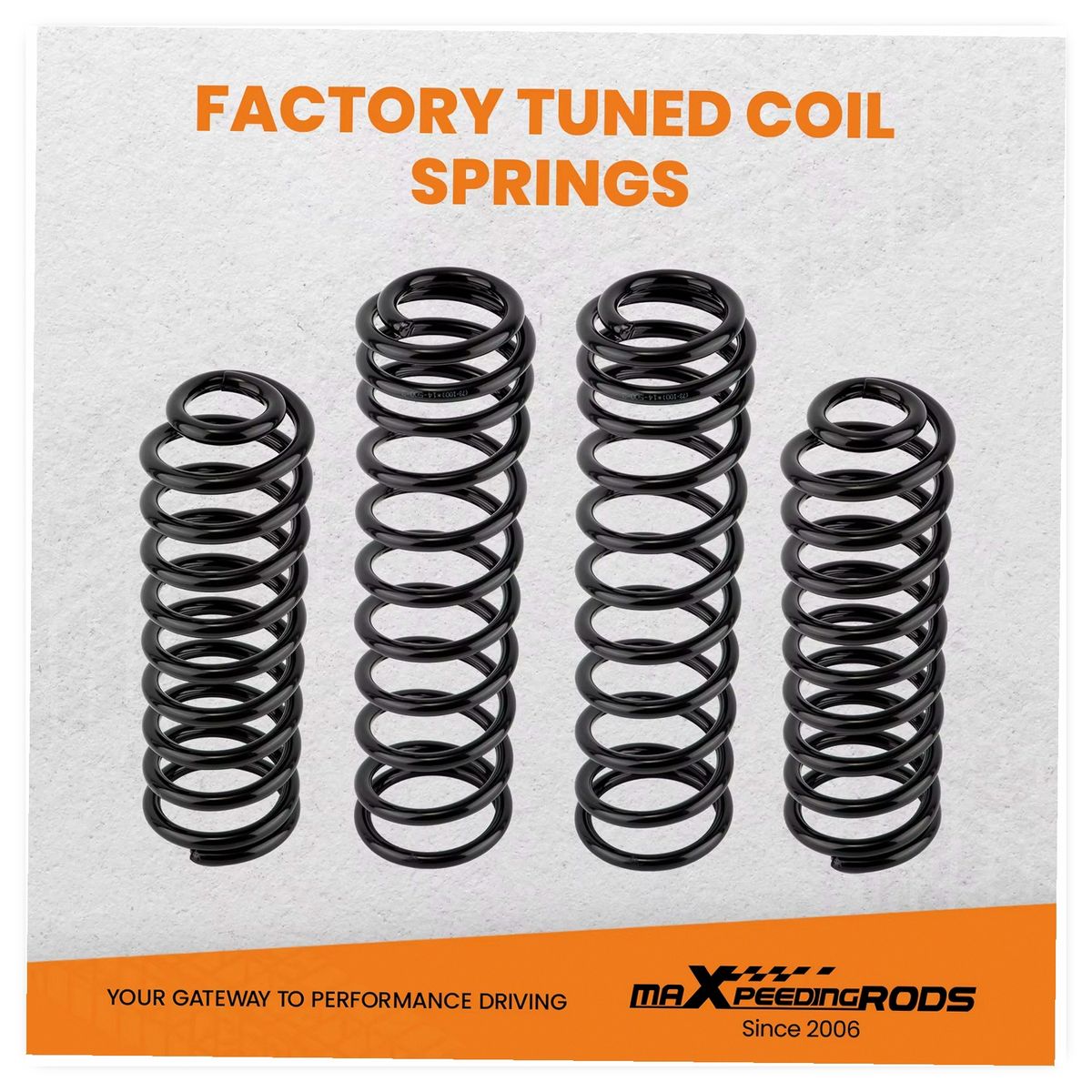 2.5 Inch Lift Kit Coil Springs & Shocks for Ford Wrangler JK Unlimited 2007-2018 image 5