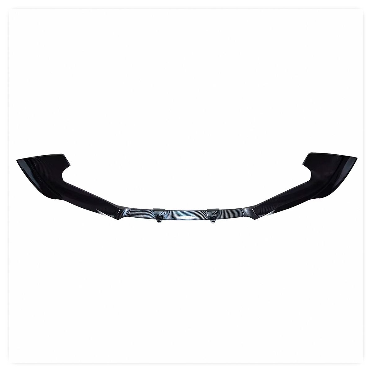3-Piece Front Bumper Lip Splitter Kit for Jeep Grand Cherokee 2012-2016 SRT & SRT8, Carbon Fiber Style White image 6