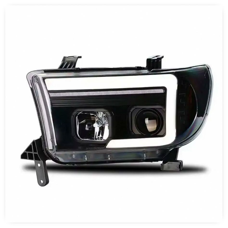 Modified Bi-Xenon LED Projector Headlight Assembly for Toyota Sequoia 2007-2013, 12V 100W, 6000K image 3