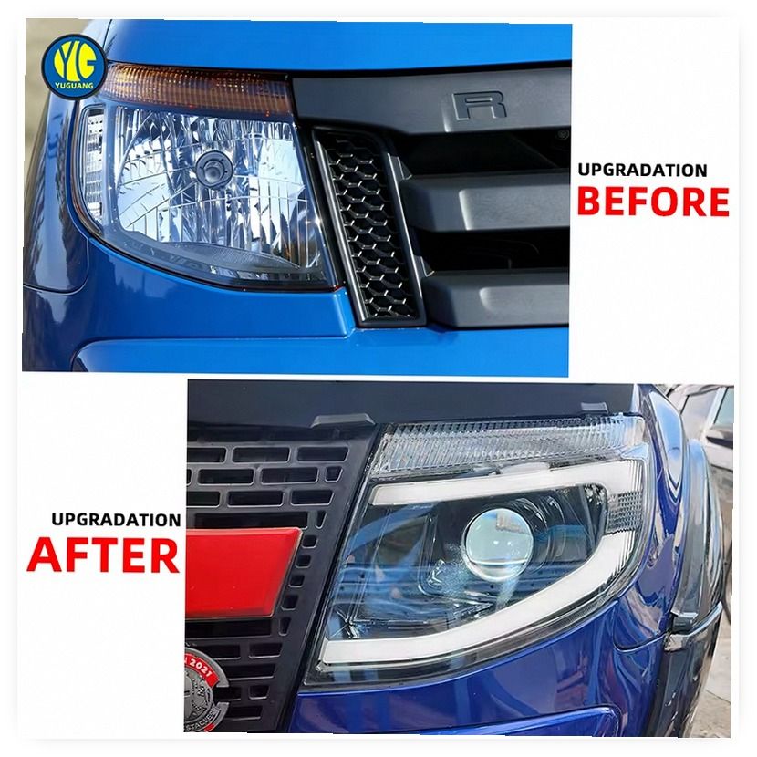 LED Headlight Assembly for Ford Ranger T6 (2012-2014) - Front Lamp Upgrade image 2