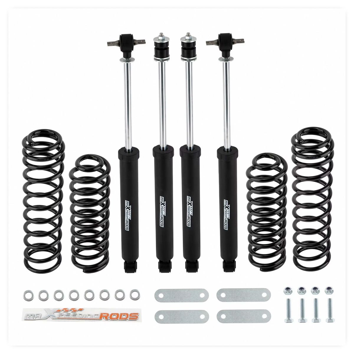 2.5 Inch Lift Kit Coil Springs & Shocks for Ford Wrangler JK Unlimited 2007-2018 image 6