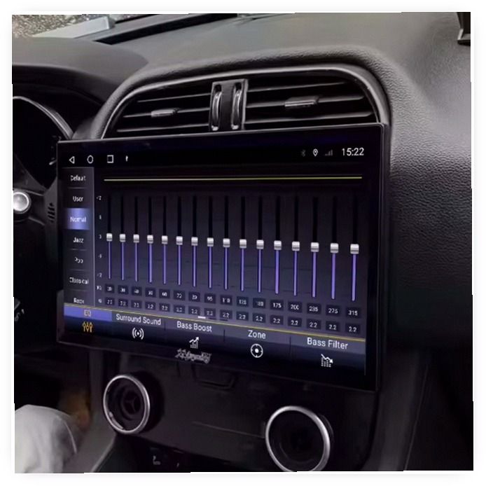 13.3 Inch Android 14 Car Stereo Receiver with Wireless CarPlay for Jaguar F-PACE 2016-2020 image 4