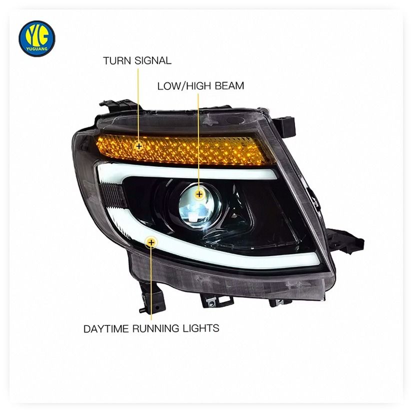 LED Headlight Assembly for Ford Ranger T6 (2012-2014) - Front Lamp Upgrade image 6