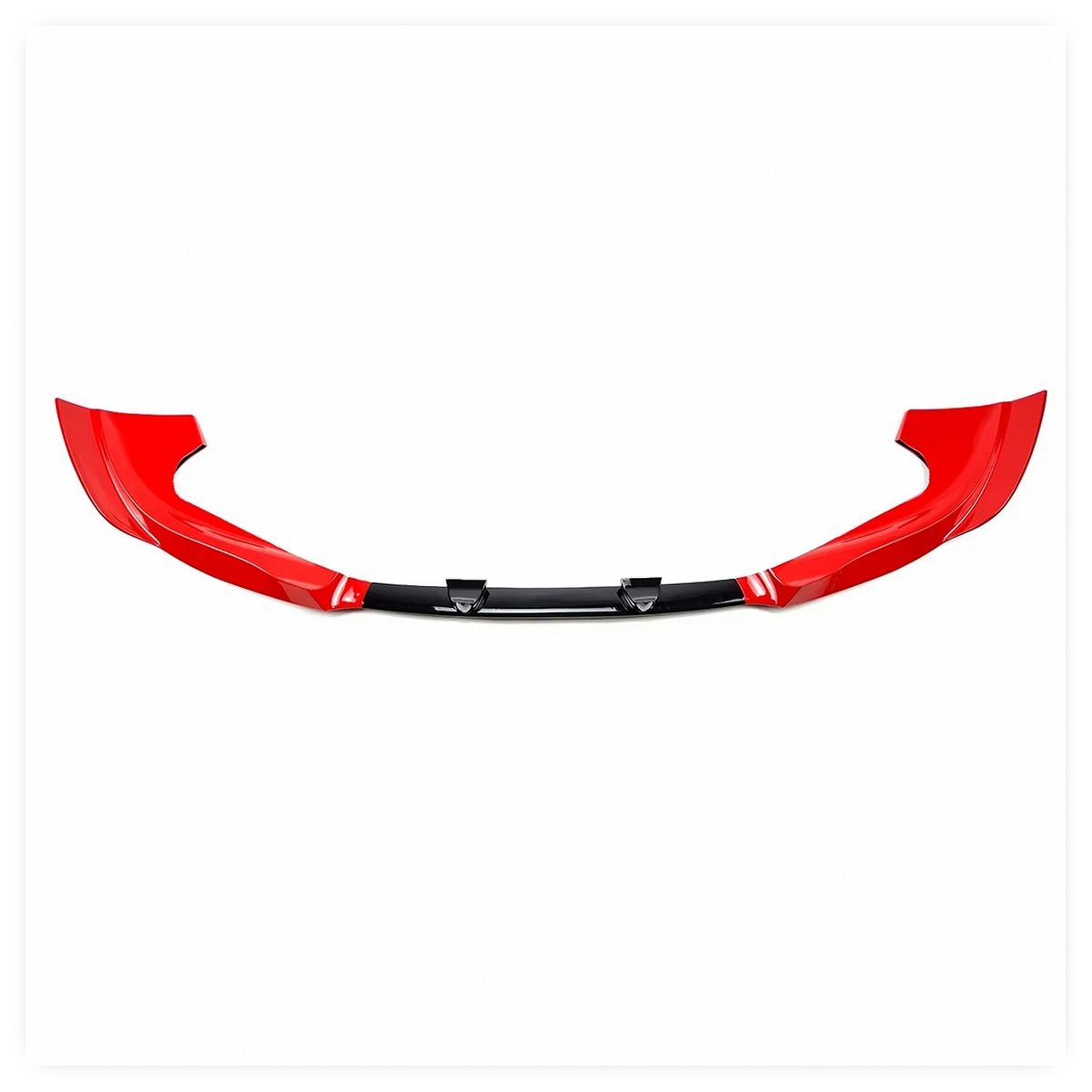 3-Piece Front Bumper Lip Splitter Kit for Jeep Grand Cherokee 2012-2016 SRT & SRT8, Carbon Fiber Style White