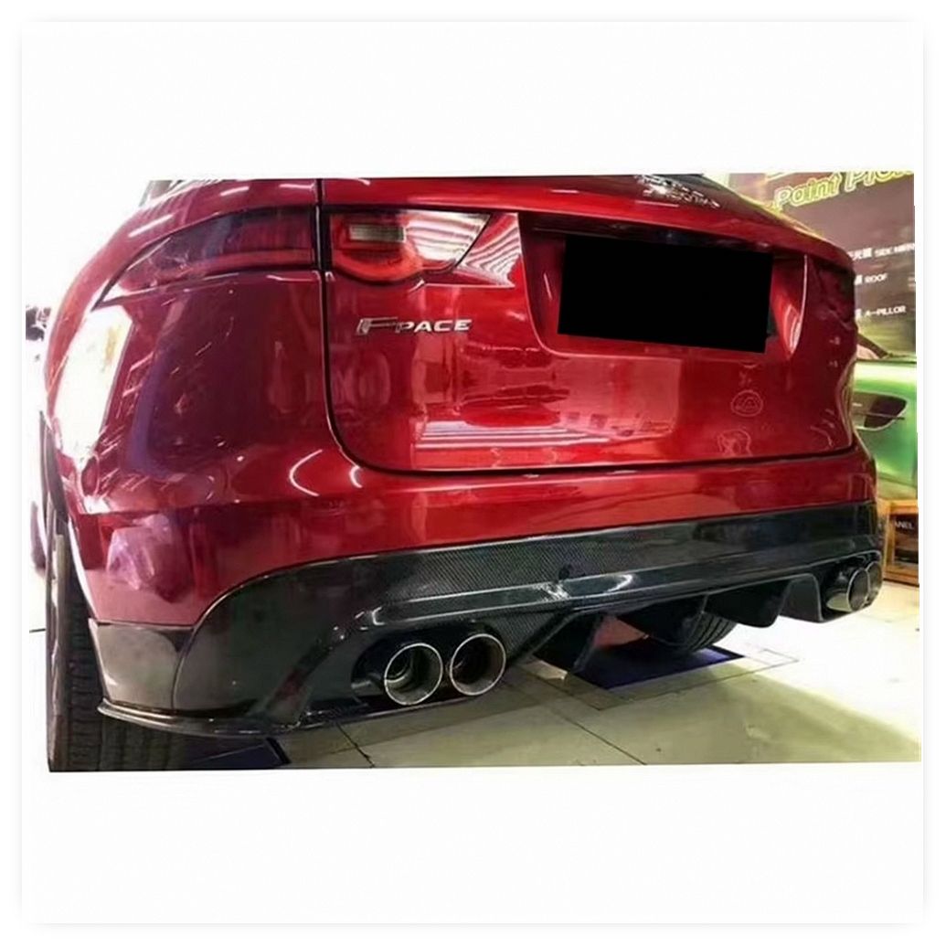 Genuine Carbon Fiber Rear Bumper Diffuser Body Kit for Jaguar F-Pace X761 (2016-2020) image 4