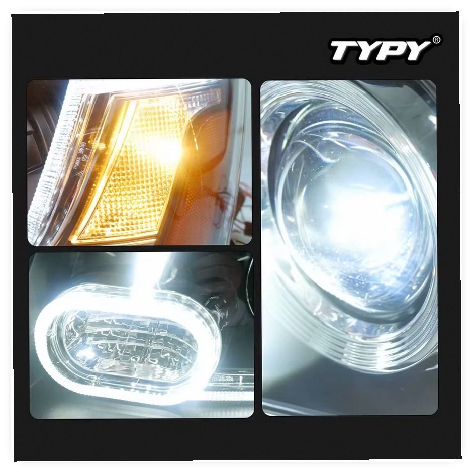 New Red Lens LED Projector Headlights for Toyota Highlander 2001-2007, High/Low Beam image 4