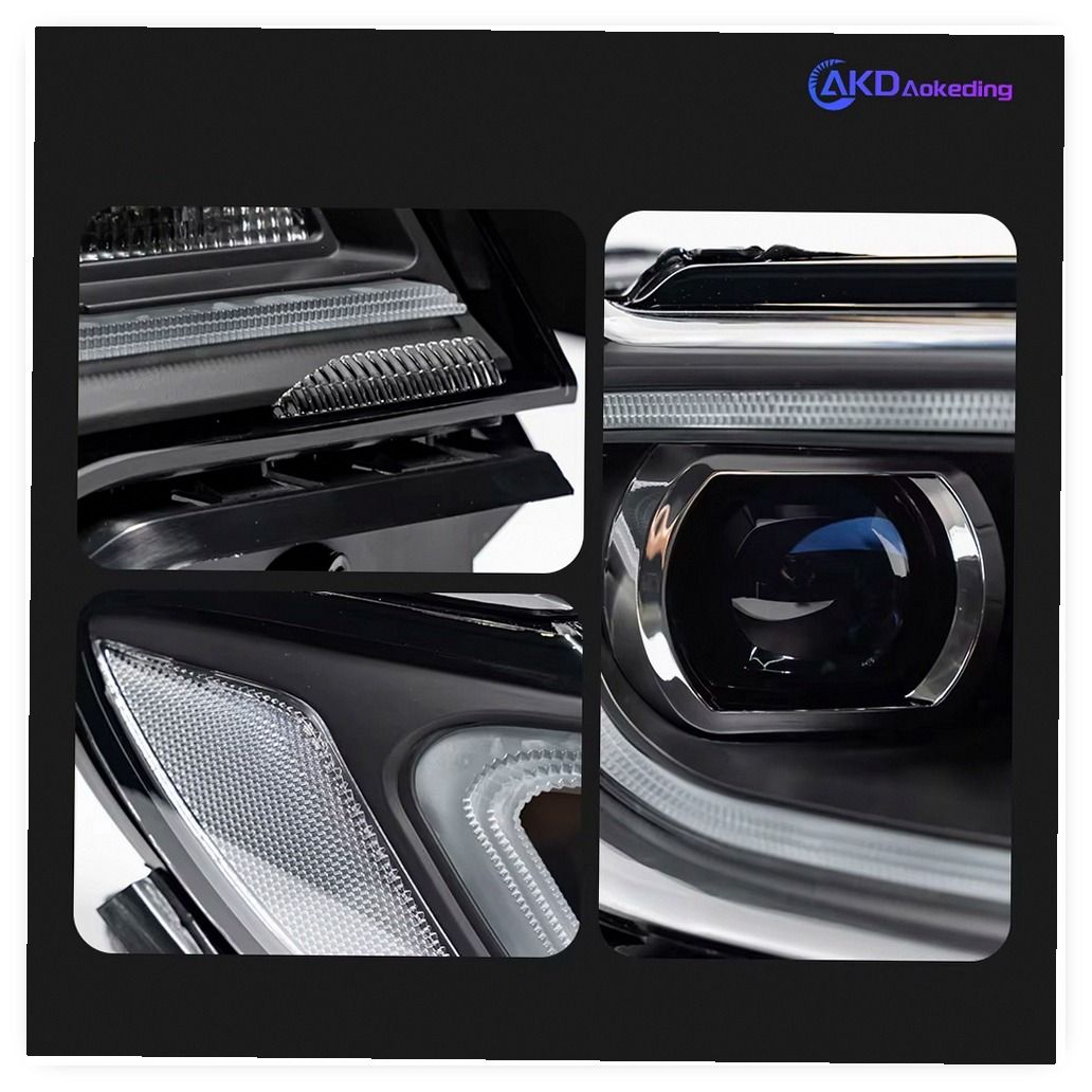 LED Headlight Assembly with Dynamic DRL Signal for Ford Compass 2017-2022
