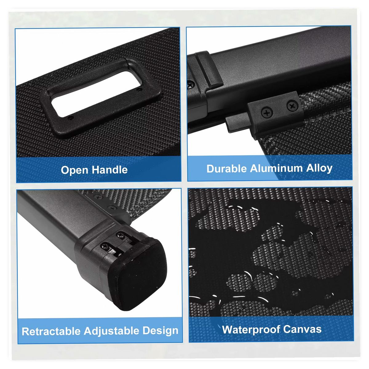 Waterproof Retractable Carbon Fiber Cargo Cover for Mitsubishi Outlander 2005-2006 image 5