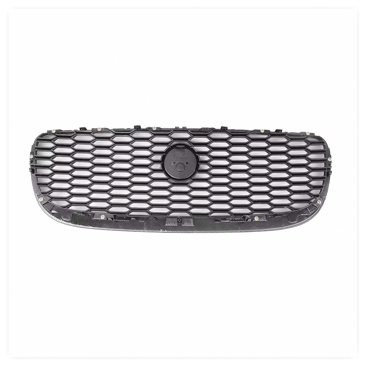 Carbon Fiber Look Honeycomb Front Bumper Grille Mesh for Jaguar XE 2015-2020 image 3