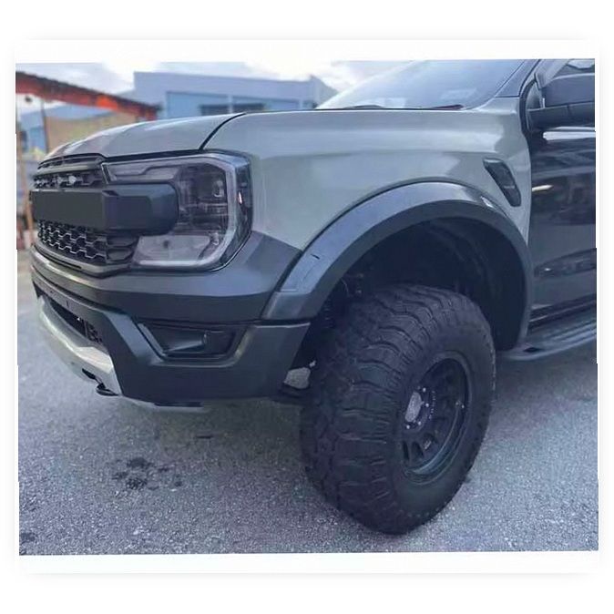 Ranger T6 T7 T8 2012-2021 Upgrade Body Kit with Front Bumper Lip and Rear Diffuser for Ford Ranger image 3