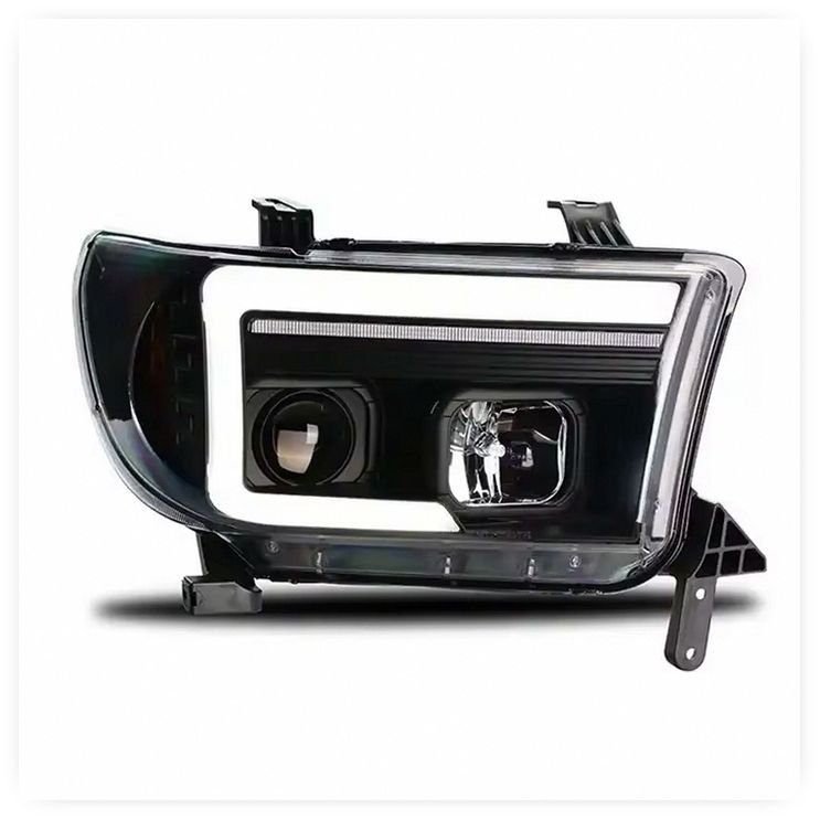 Modified Bi-Xenon LED Projector Headlight Assembly for Toyota Sequoia 2007-2013, 12V 100W, 6000K image 4