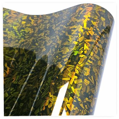 Self-Healing Gold Carbon Fiber Vinyl Wrap - 1.52m x 15m Crystal Forged PVC Film for BMW 3 Series (F30 2012-2019)