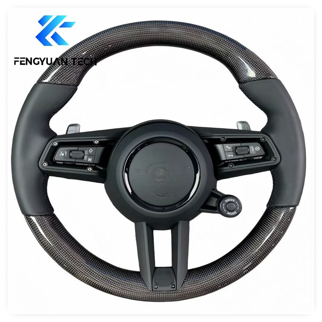 Carbon Fiber Steering Wheel for Porsche Cayenne Macan Panamera Boxster Coupe GT3 GT4 Pre-Facelift Models
