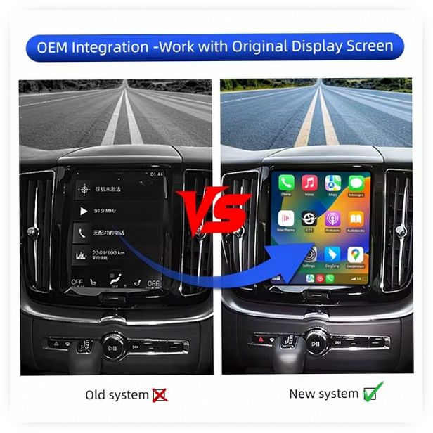Wireless CarPlay & Android Auto Adapter Box for Volvo S60 (2019-2022) with Google Maps & Bluetooth image 4