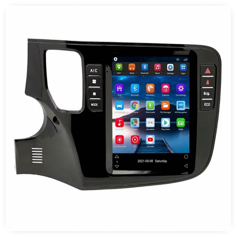 9.7 Inch IPS Touch Screen Android Car GPS Player with Wireless CarPlay for Mitsubishi Outlander (2014-2019)