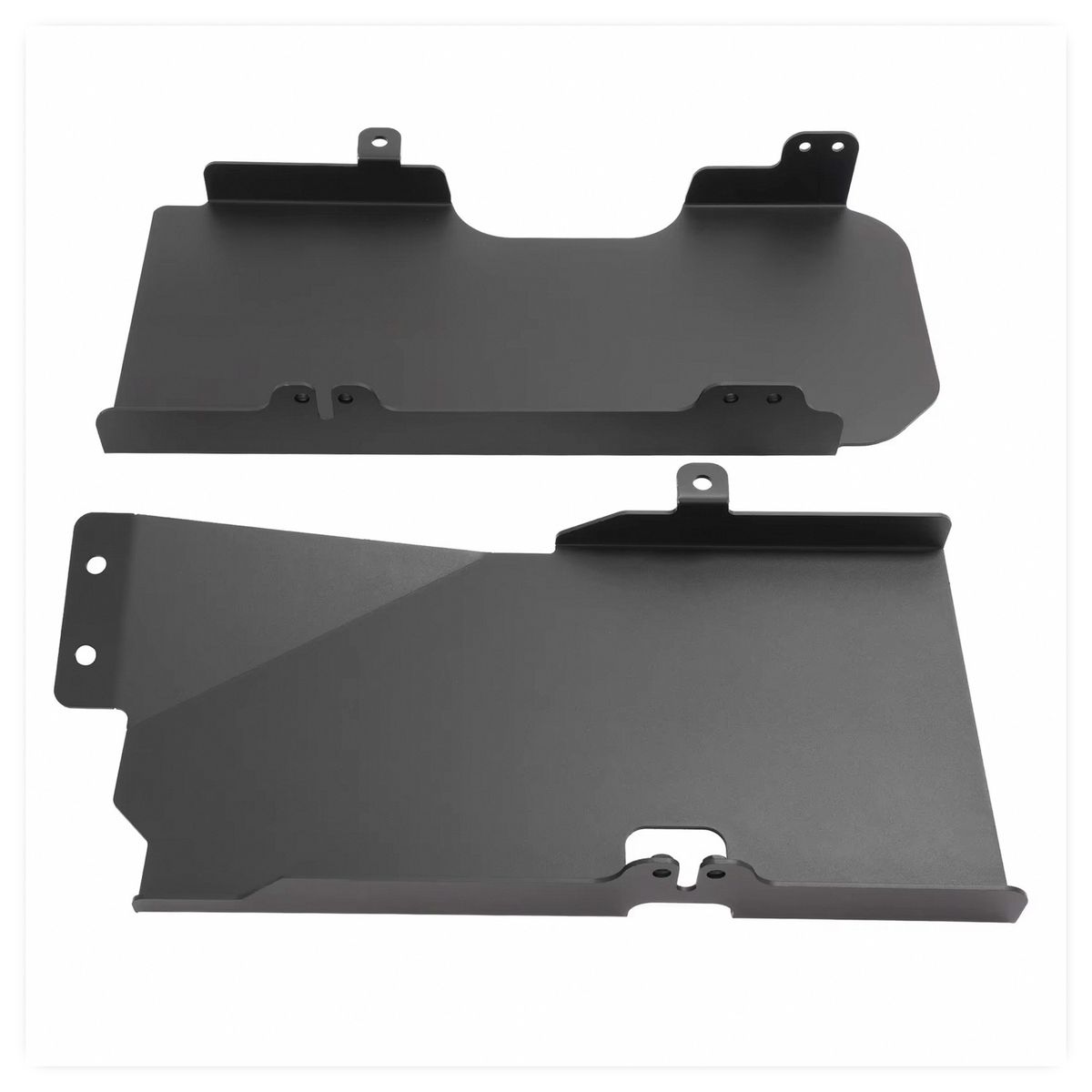 Steel Gas Tank Skid Plate for Jeep Wrangler JK 4-Door 4WD - Black image 2