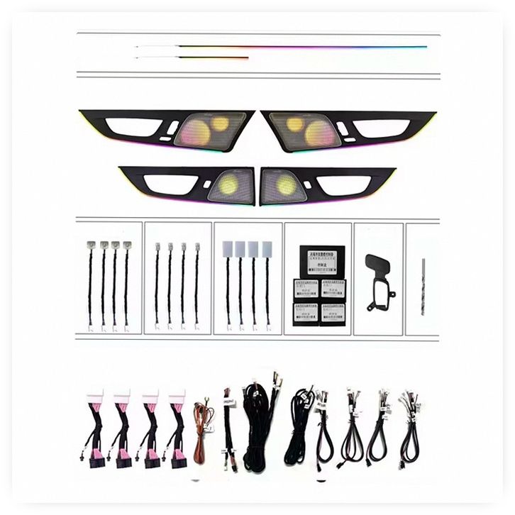 Original Factory 1:1 Mold Auto LED Atmosphere Lighting Car Decoration Lamp for Volvo XC60 (2018-2022) S60 (2020-2022)
