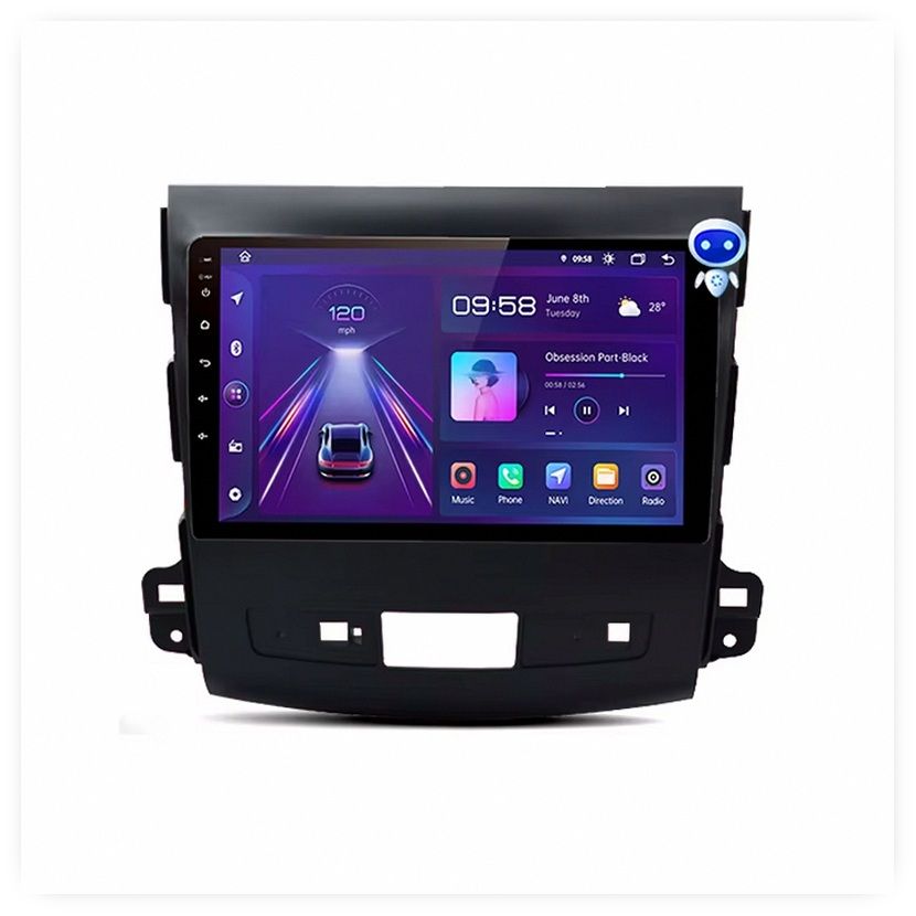 Android Auto & Carplay Multimedia Radio for Mitsubishi Outlander XL 2 (2005-2011) 2DIN Autoradio